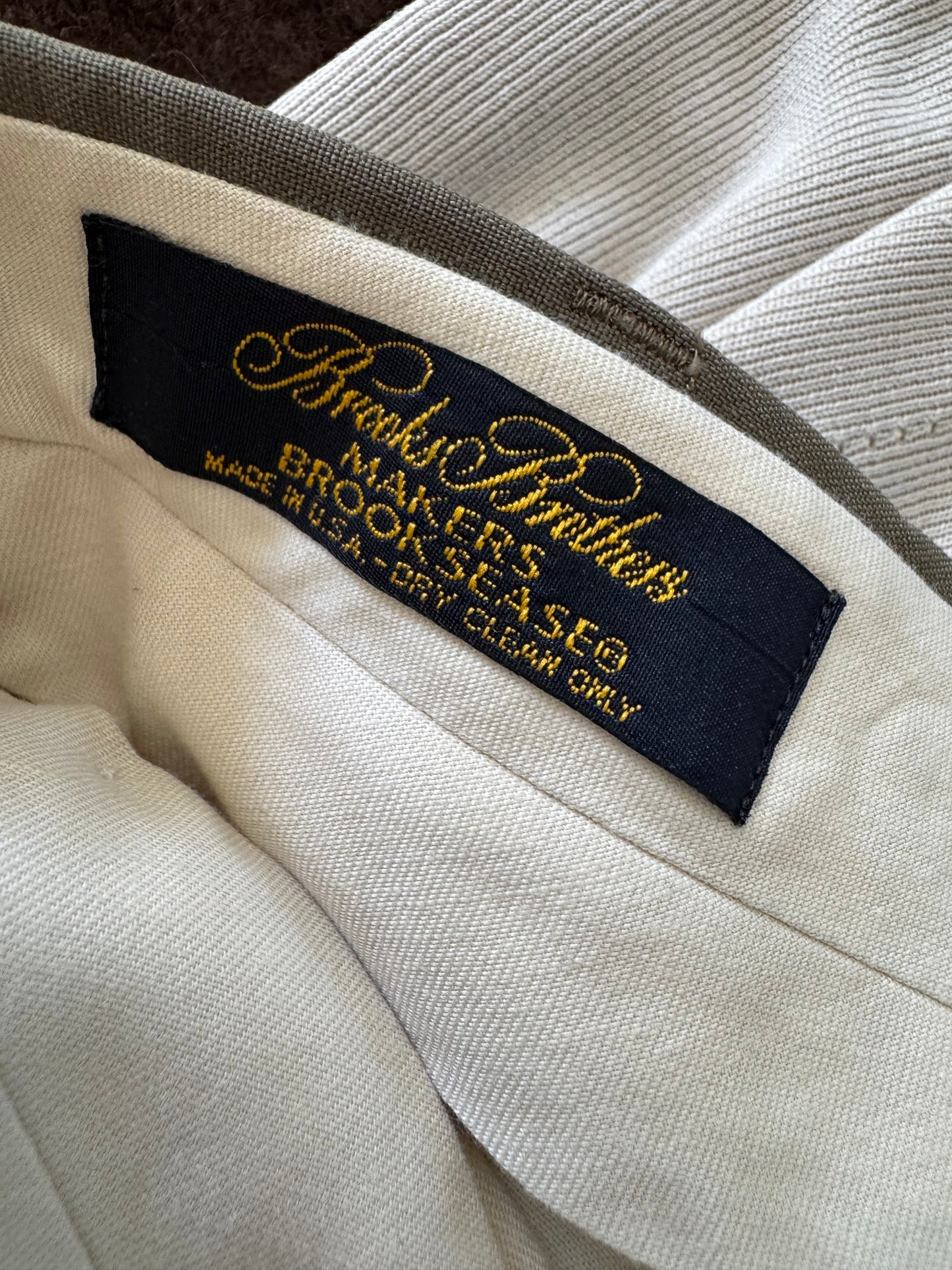Brooks Brothers Trousers in Olive
