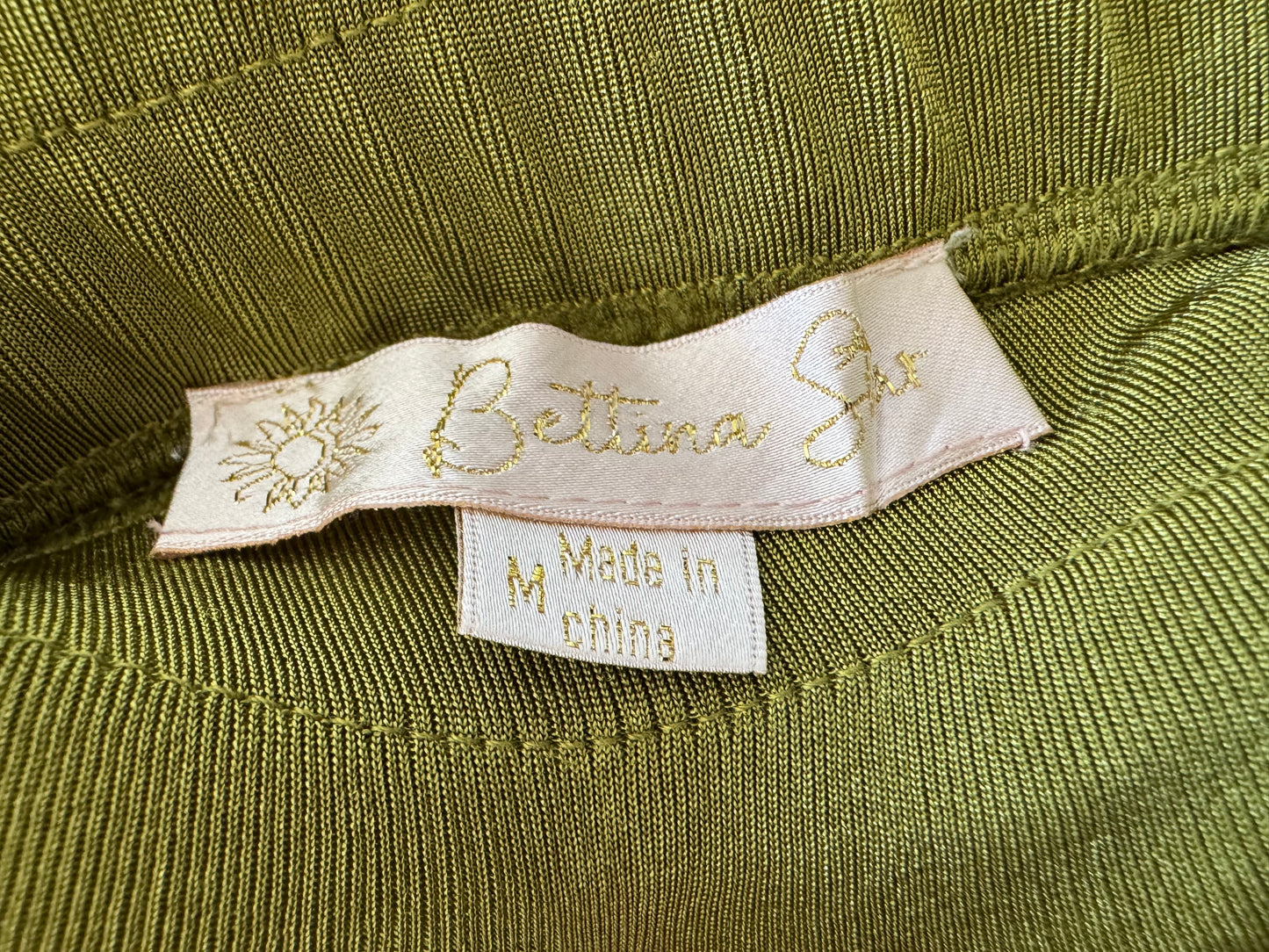 Bettina Star Slinky Skirt in Avocado