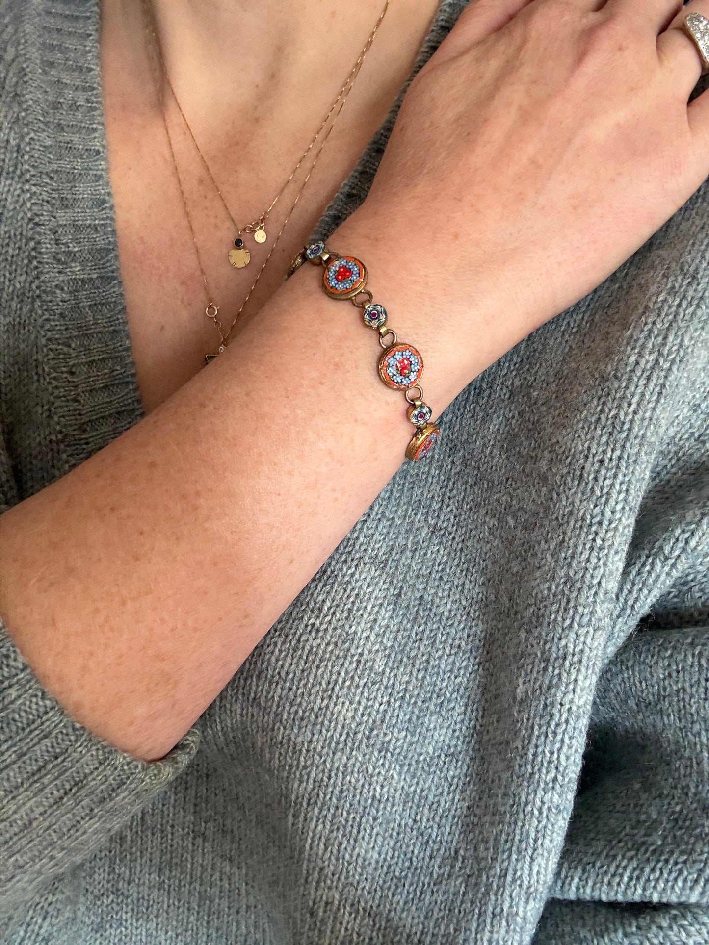 Vintage Italian Mosaic Bracelet