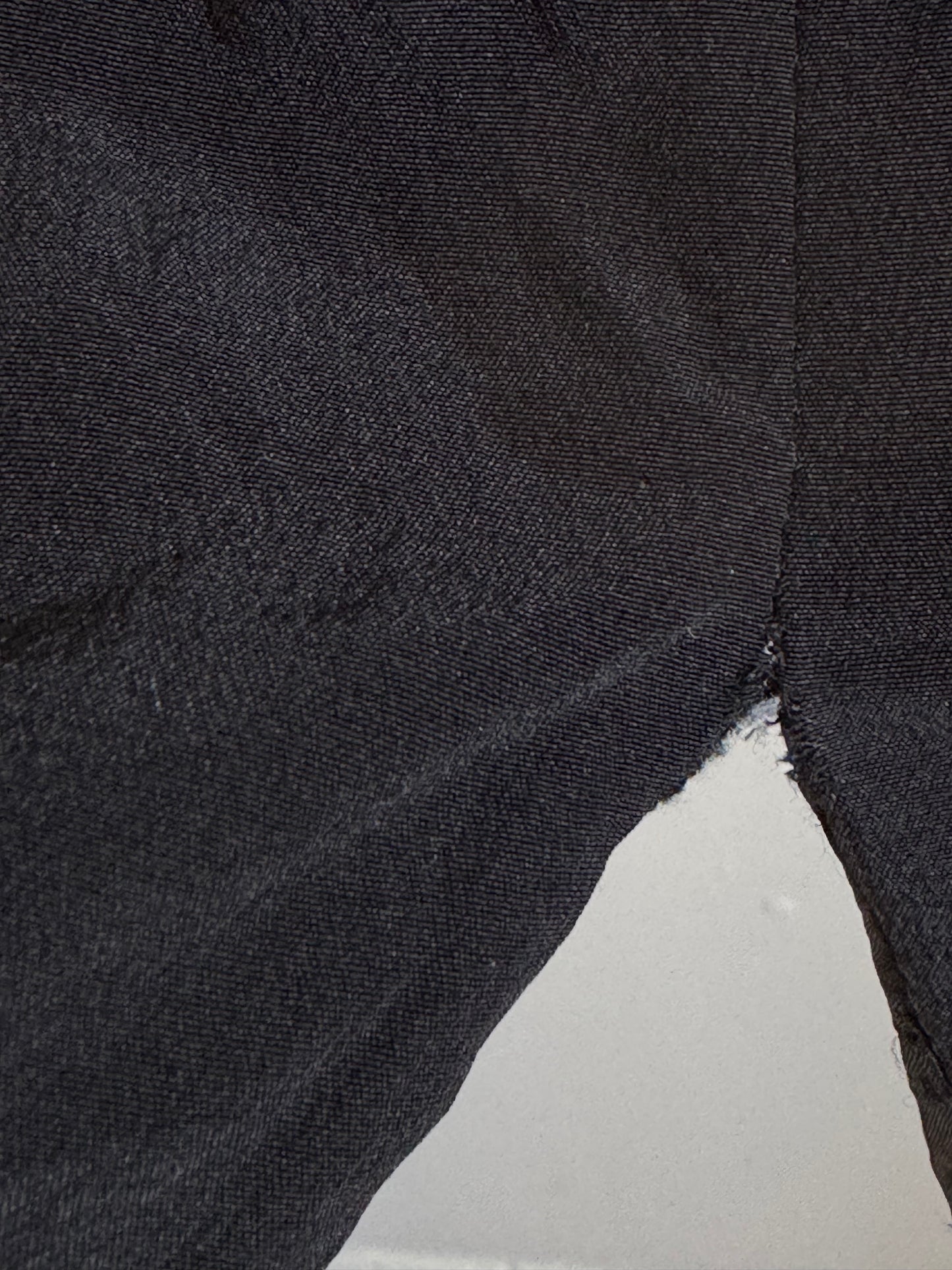 Vintage Silk Mini Skirt in Black