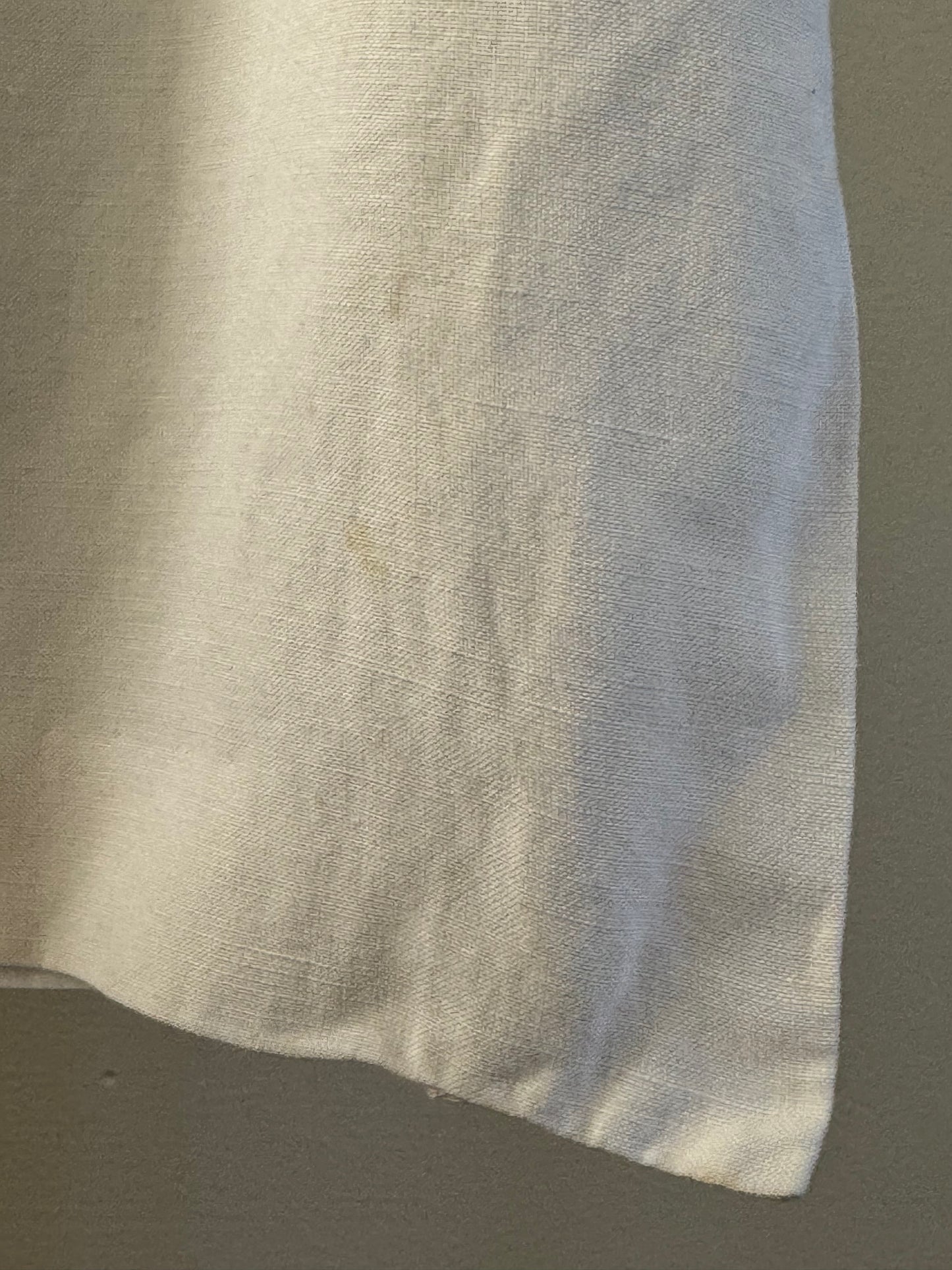 Vintage David N Linen Mini Skirt in White
