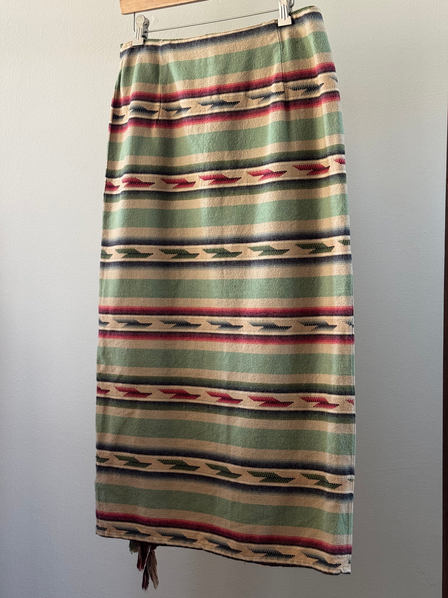 Vintage Cambridge Dry Goods Cotton Blanket Skirt