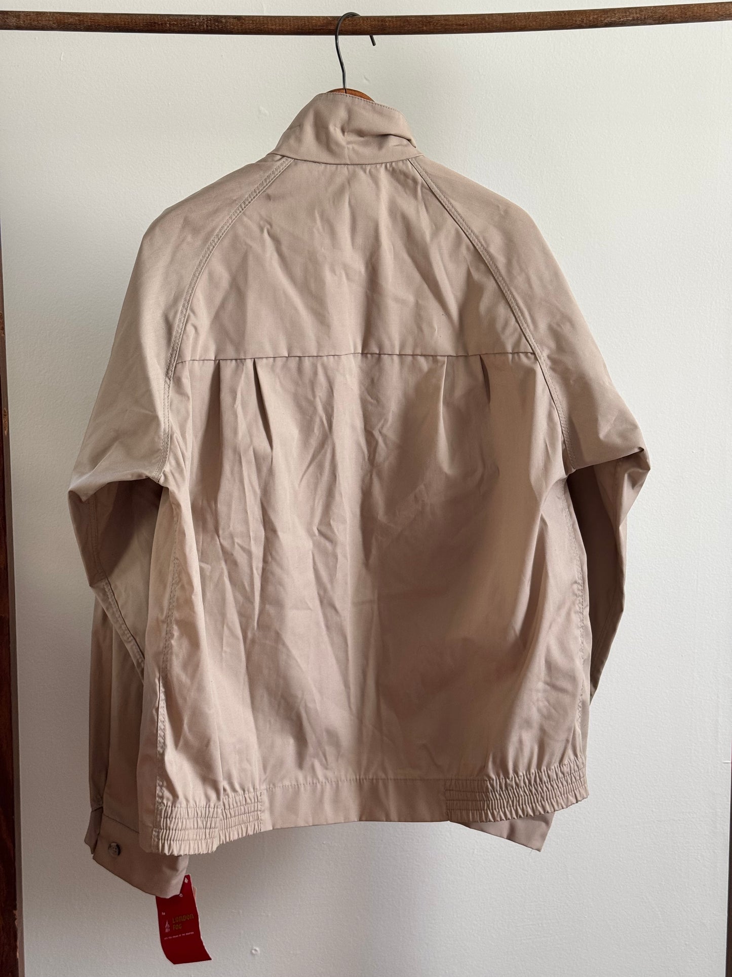 Reclaimed NWT London Fog Golf Jacket in Tan