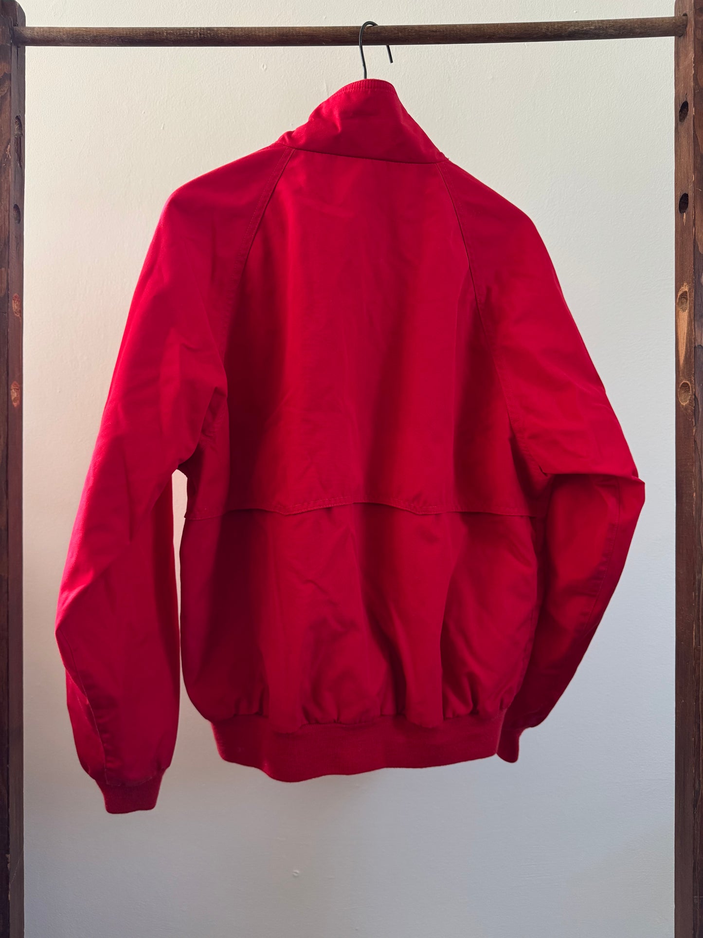 Reclaimed Eddie Bower Bomber Jacket in Red