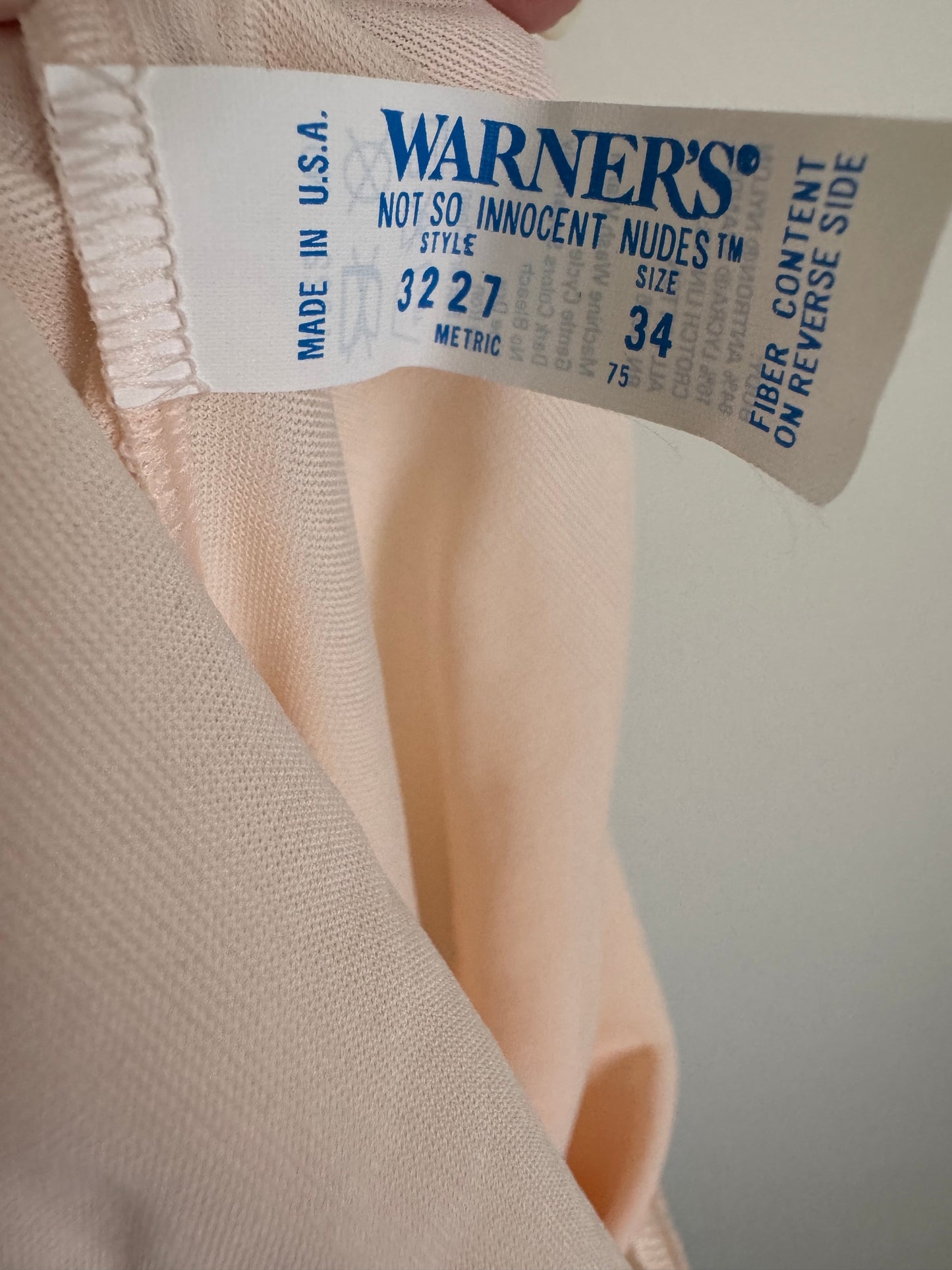 Reclaimed Body Suit in Ballet Pink