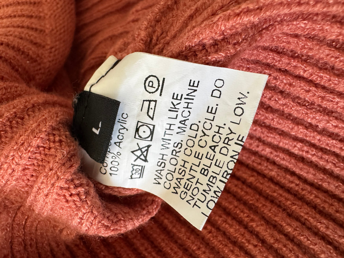 Knit Peplum Tank in Terracotta