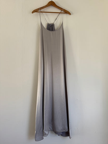PJ Harlow Liquid Silver Spaghetti Strap Dress