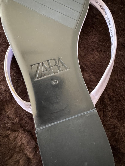 Zara Strappy Sandals in Lavender