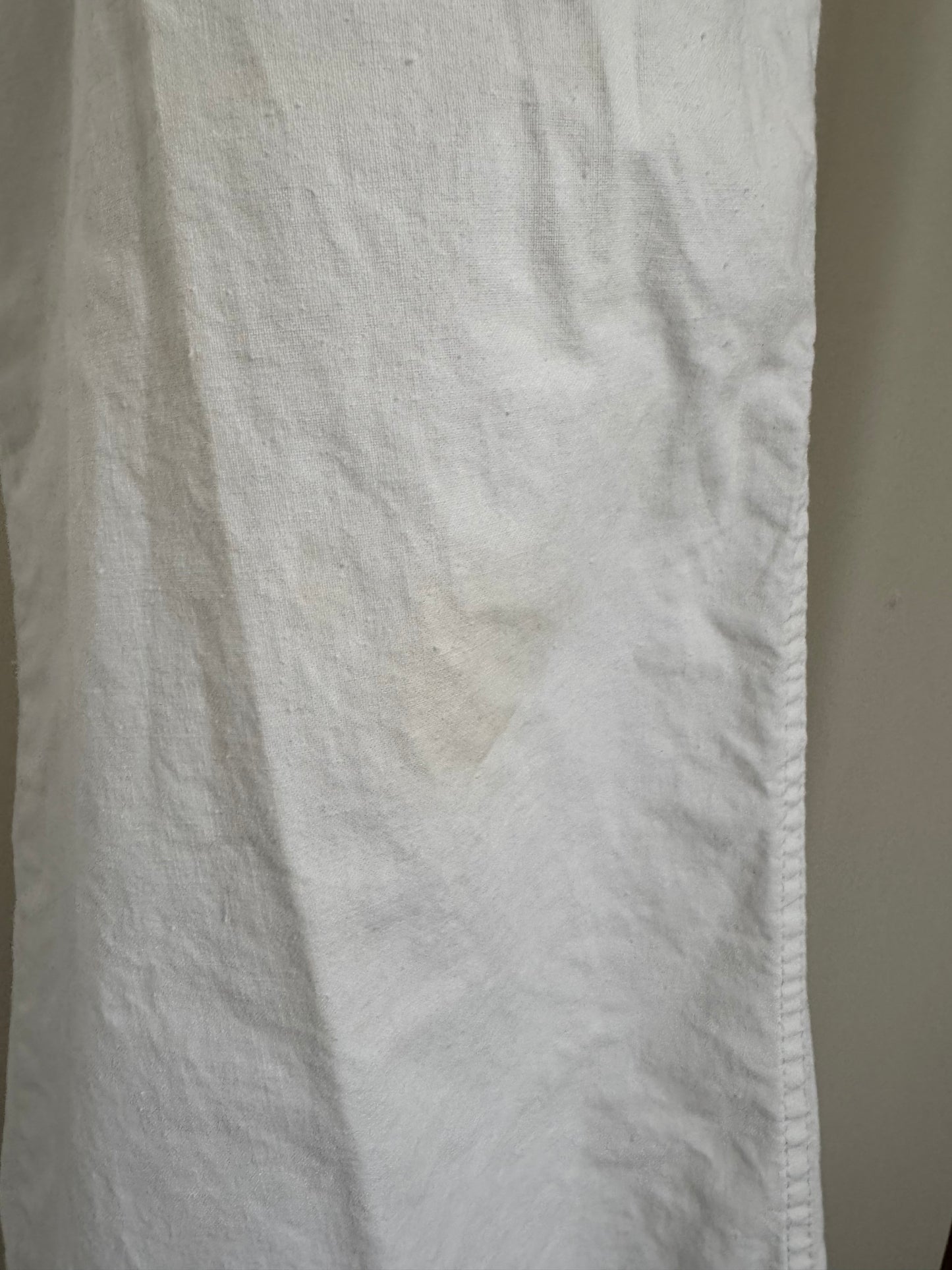 Reclaimed St. John's Bay Cotton Easy Pant in White