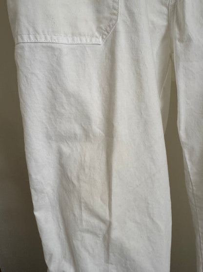 Reclaimed St. John's Bay Cotton Easy Pant in White