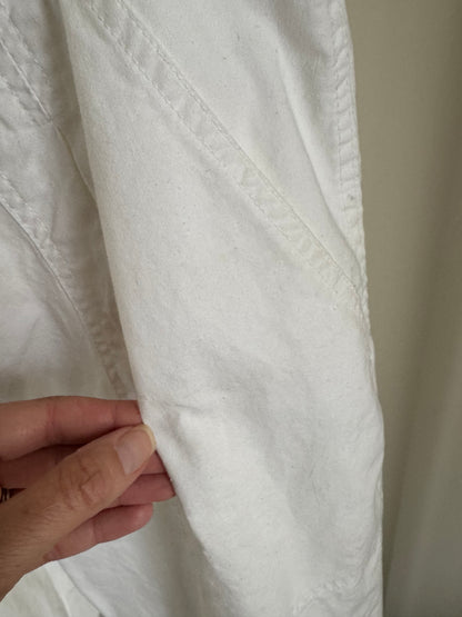 Reclaimed St. John's Bay Cotton Easy Pant in White