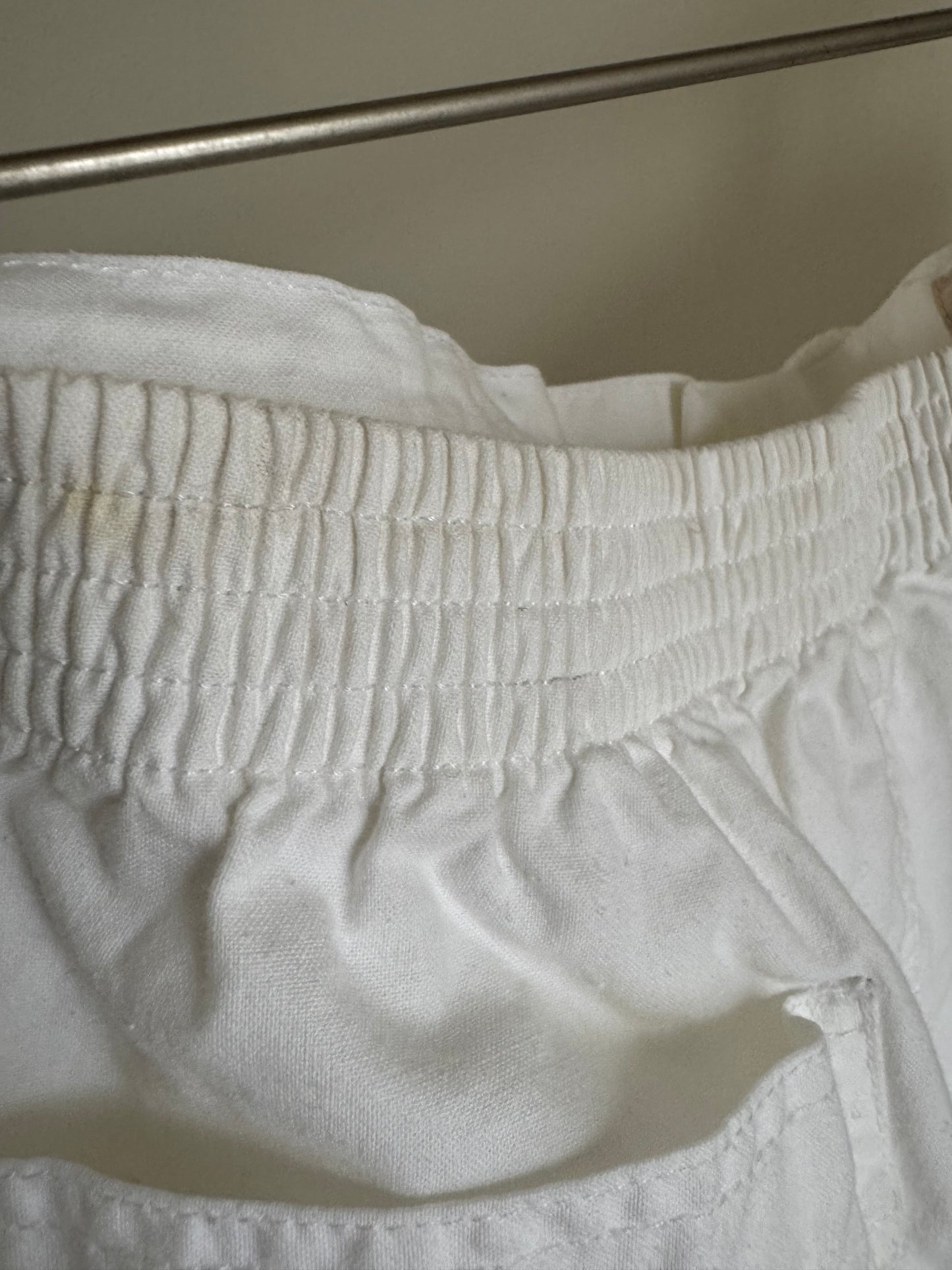 Reclaimed St. John's Bay Cotton Easy Pant in White