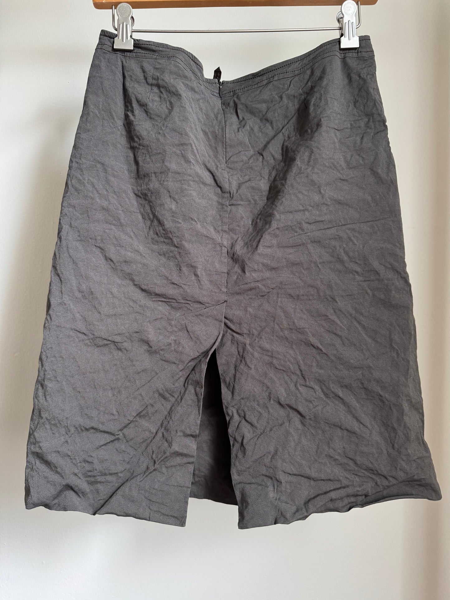 Reclaimed Cividini Skirt in Dark Olive