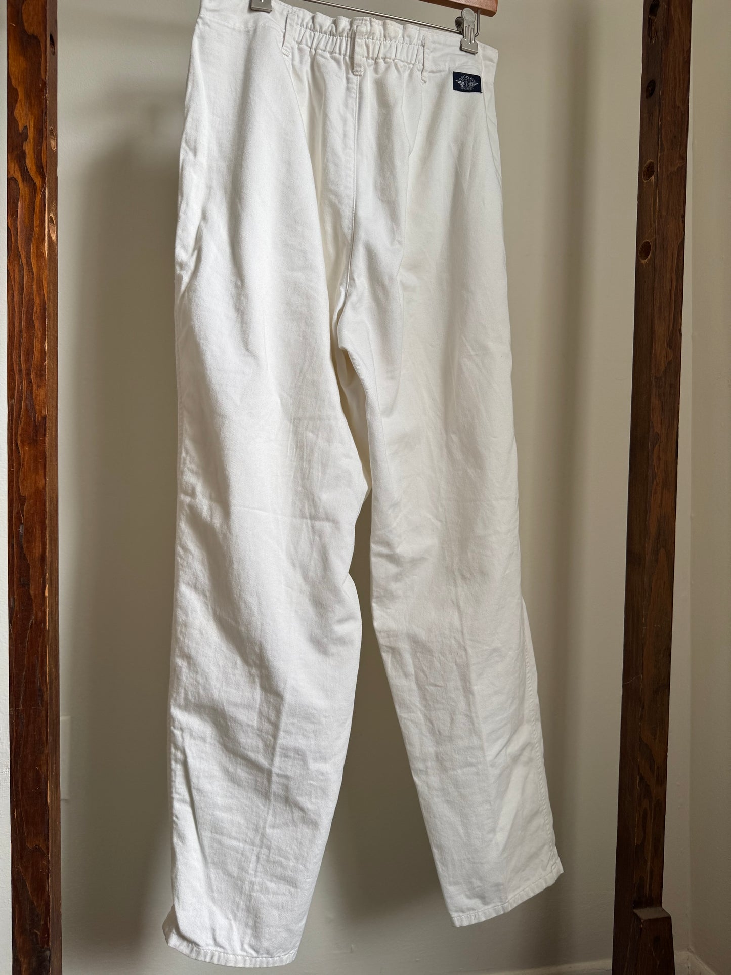 Vintage Dockers Cotton Easy Tapered Pants in White