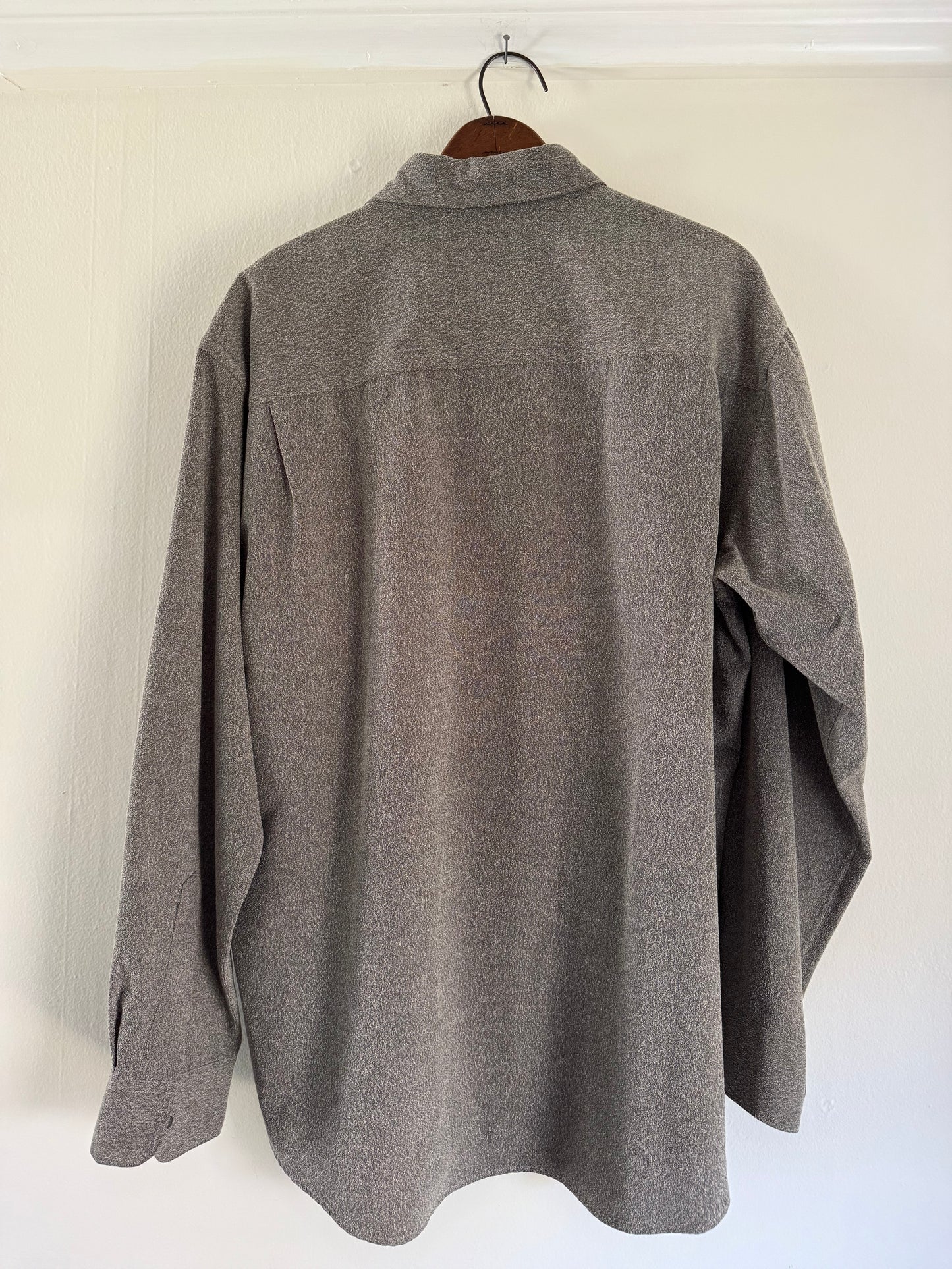 Donna Karan Signature Button Down Shirt in Slate