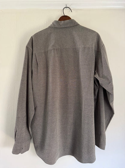Donna Karan Signature Button Down Shirt in Slate