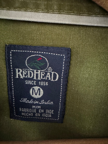 RedHead Cotton Short Sleeve Button Down Shirt in Vivid Olive