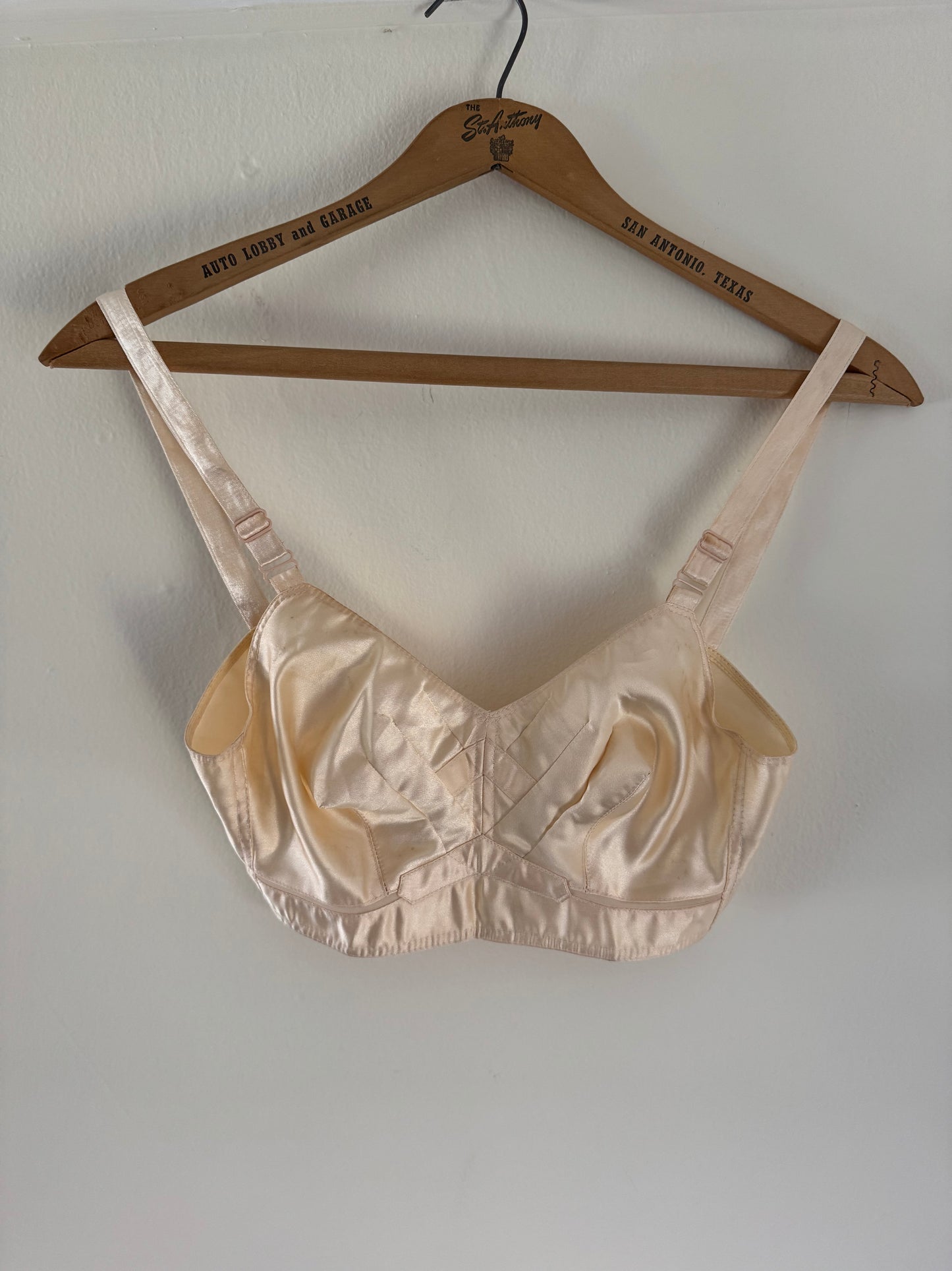 Vintage Bra Top in Cream