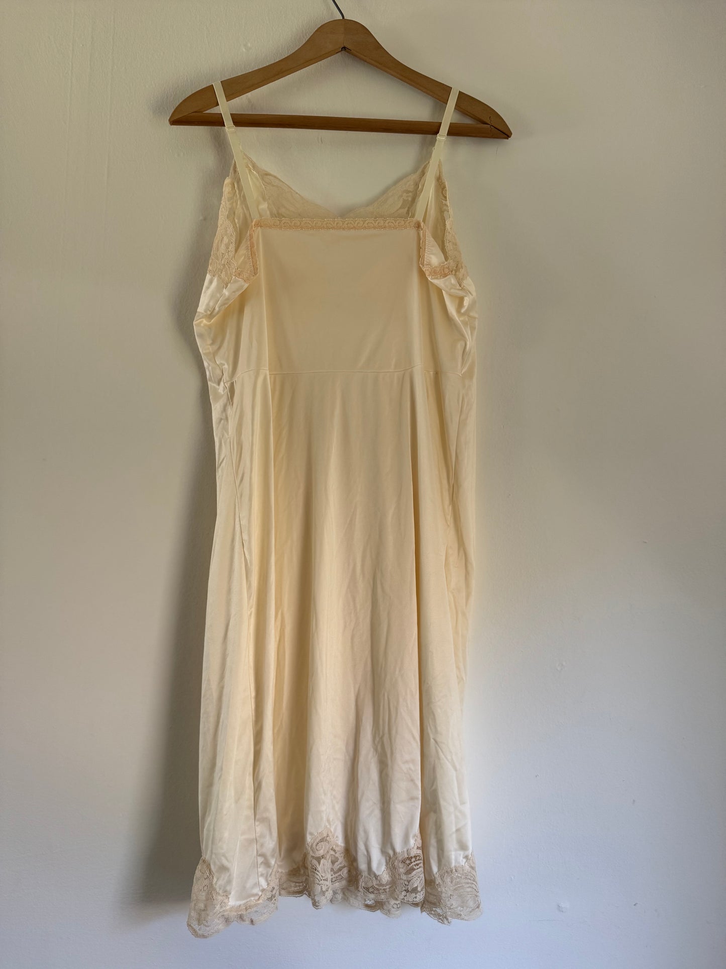 Vintage Wonder Maid Slip Dress in Cream