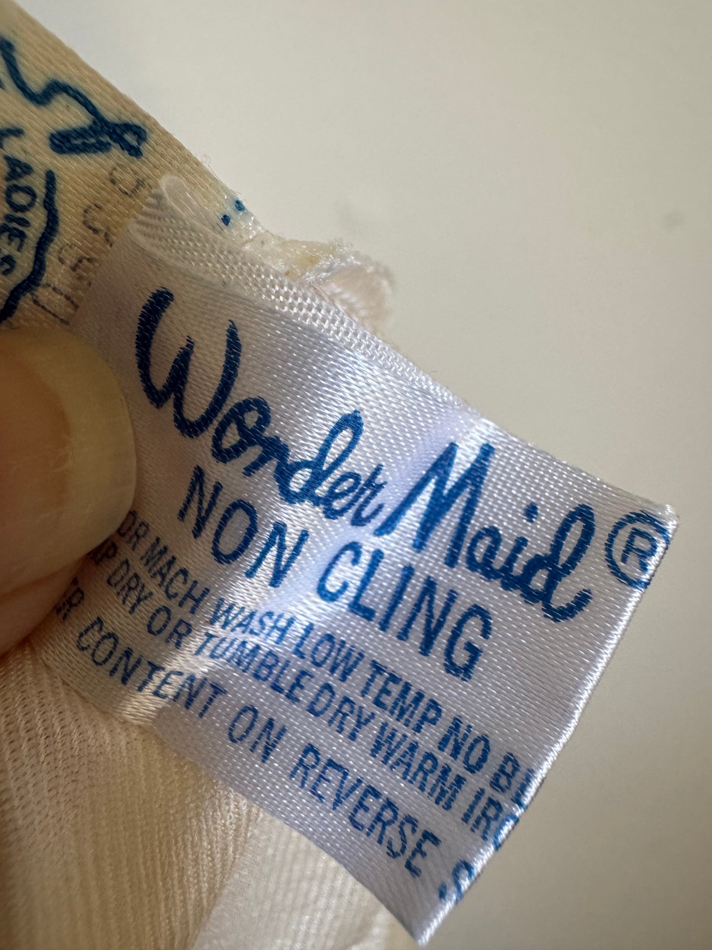 Vintage Wonder Maid Slip Dress in Cream