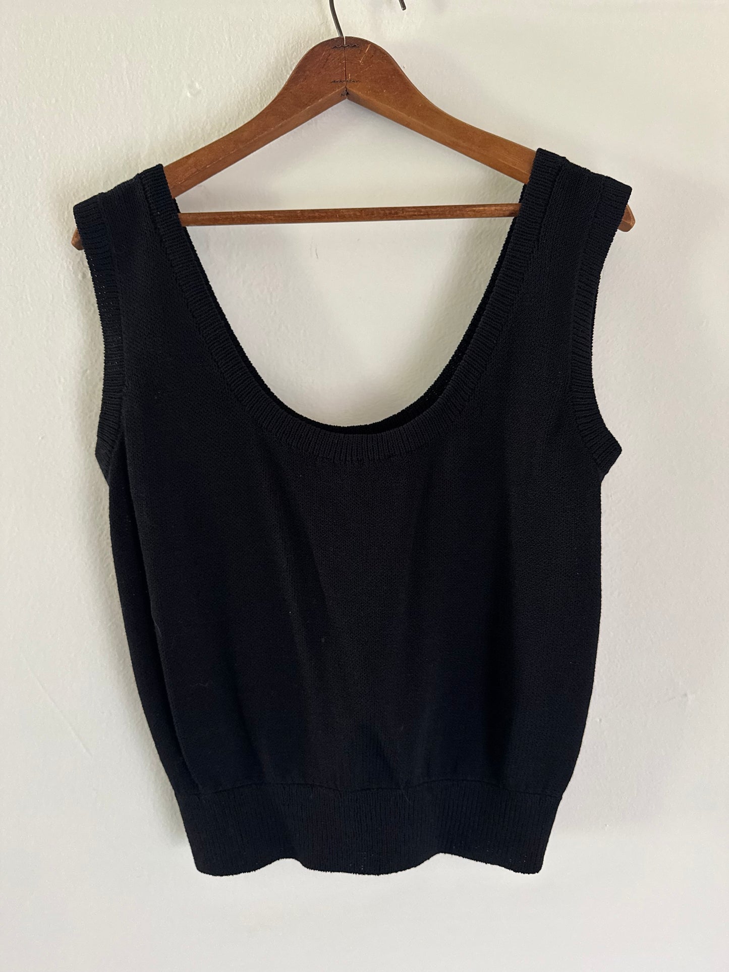 Miss Jackson's Knit Tank in Black