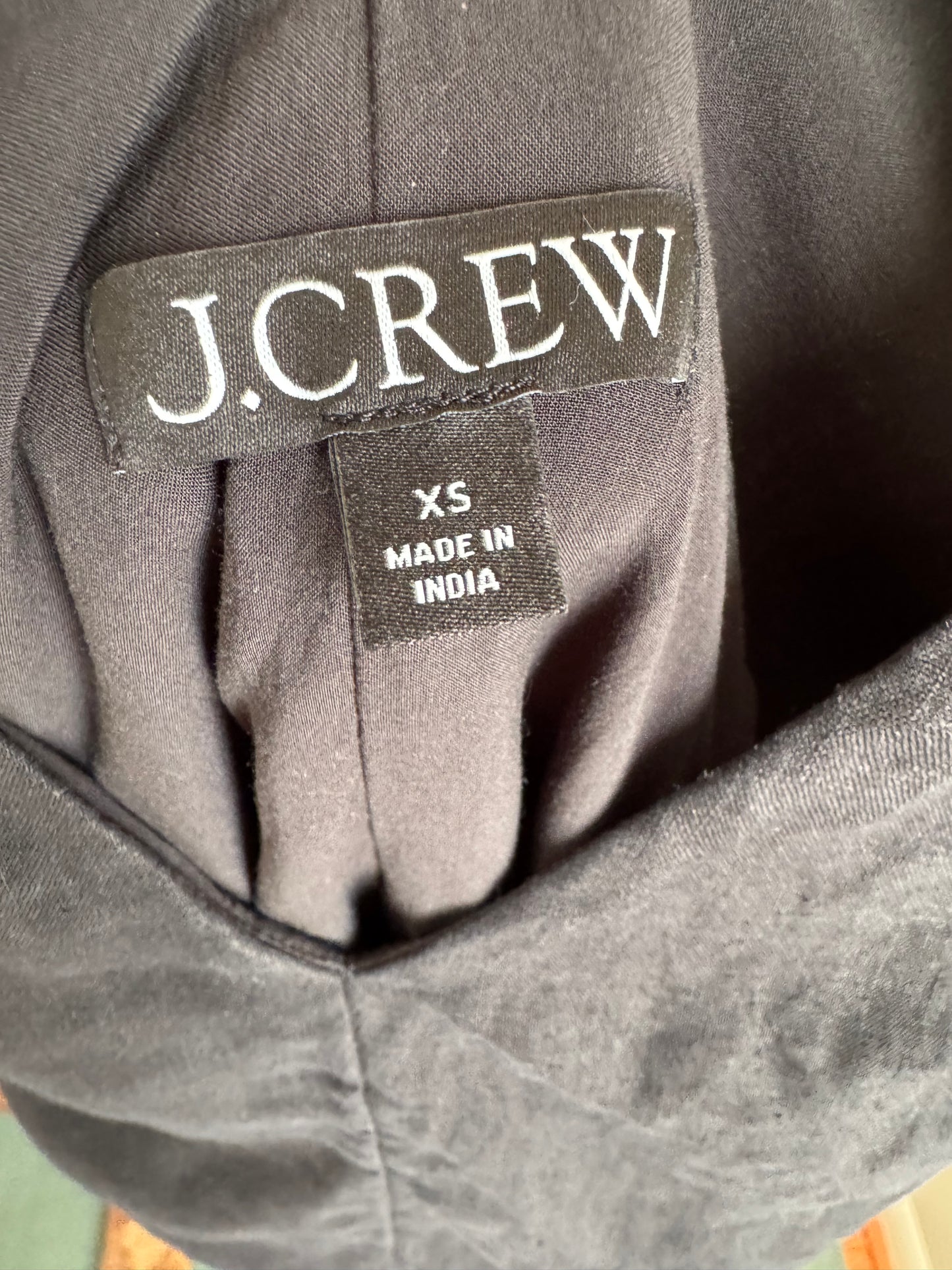 Reclaimed Jcrew Linen Shift Dress in Black