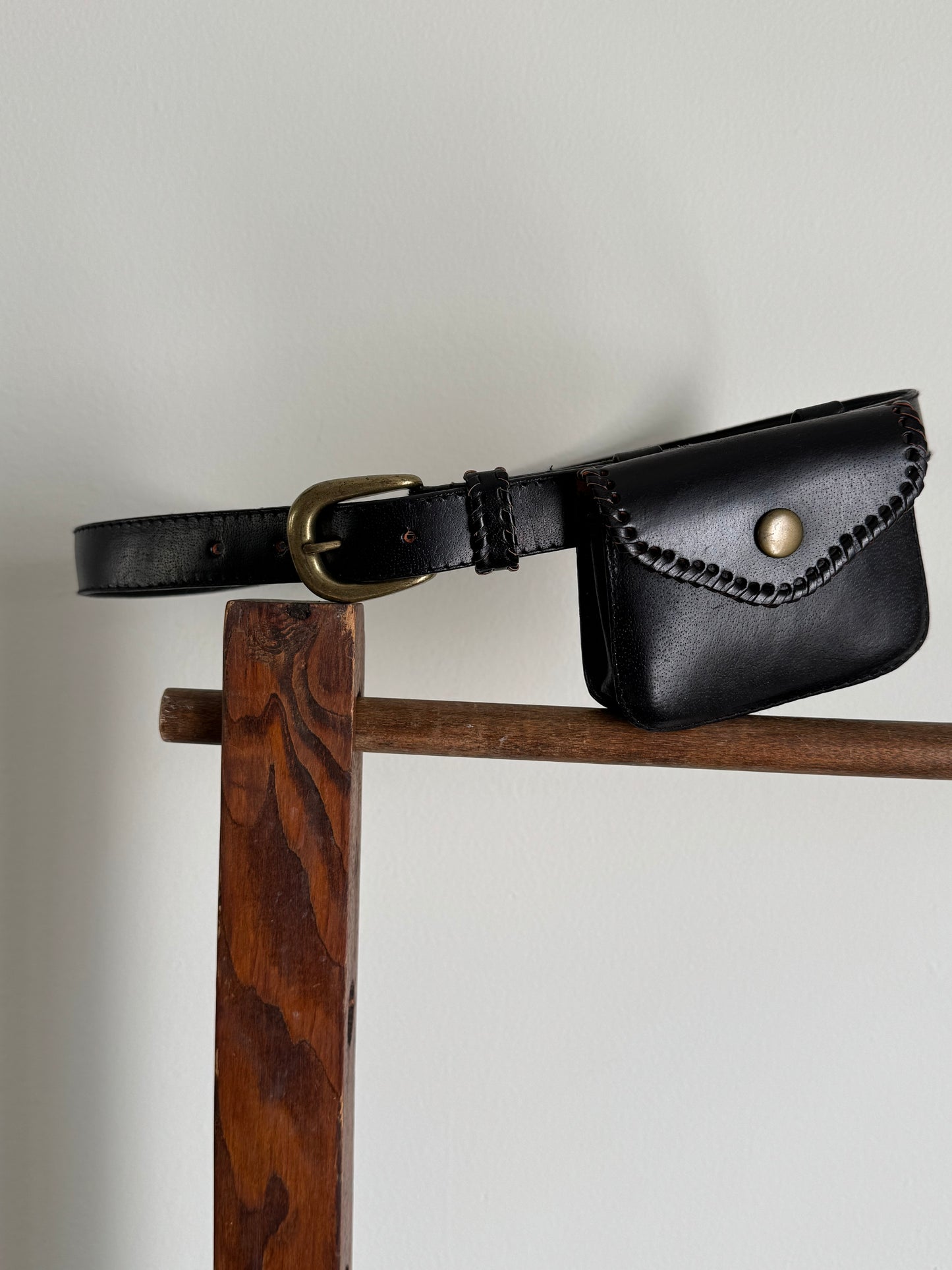 Vintage Liz Claiborne Belt Bag in Dark Brown