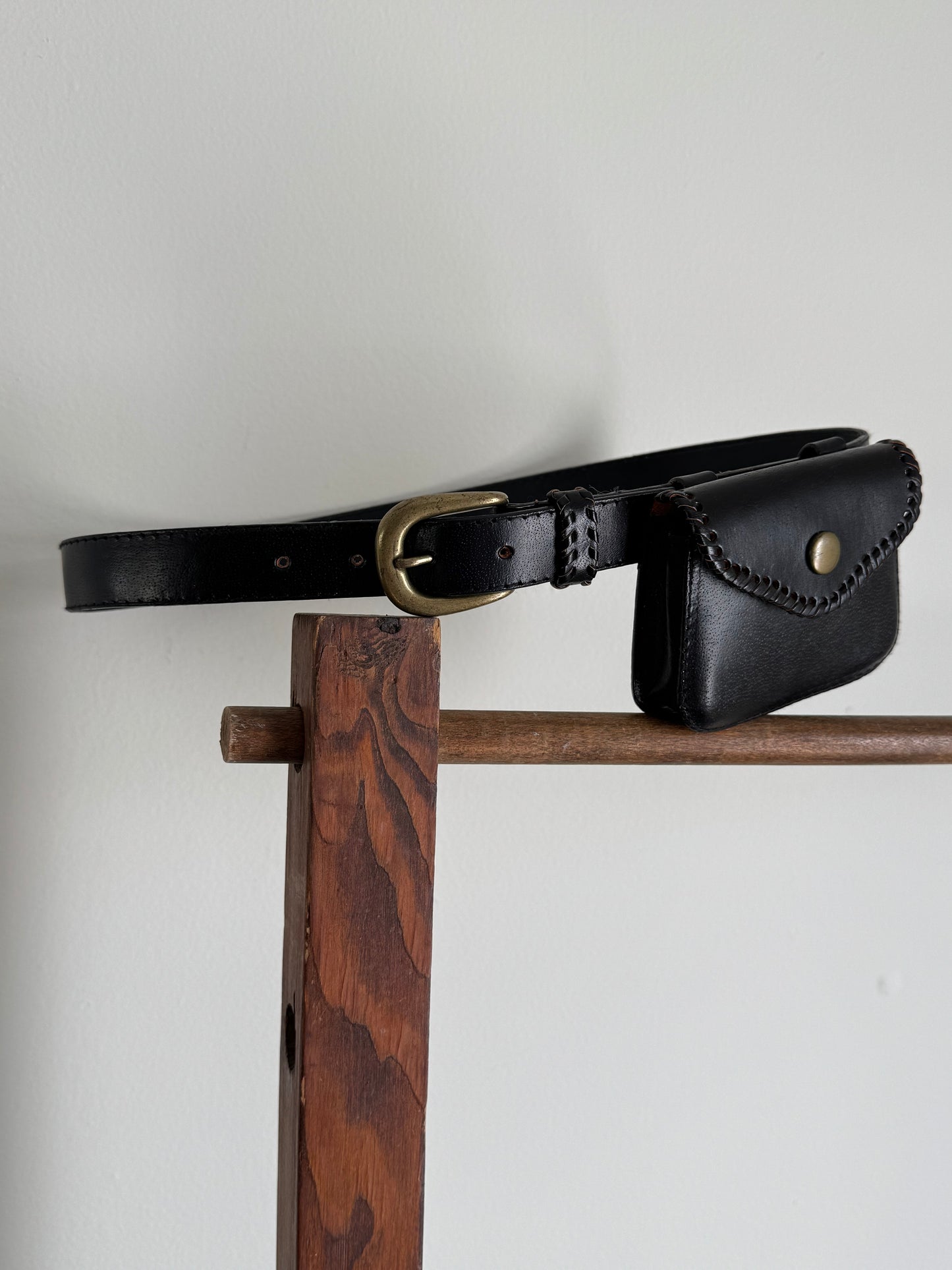 Vintage Liz Claiborne Belt Bag in Dark Brown