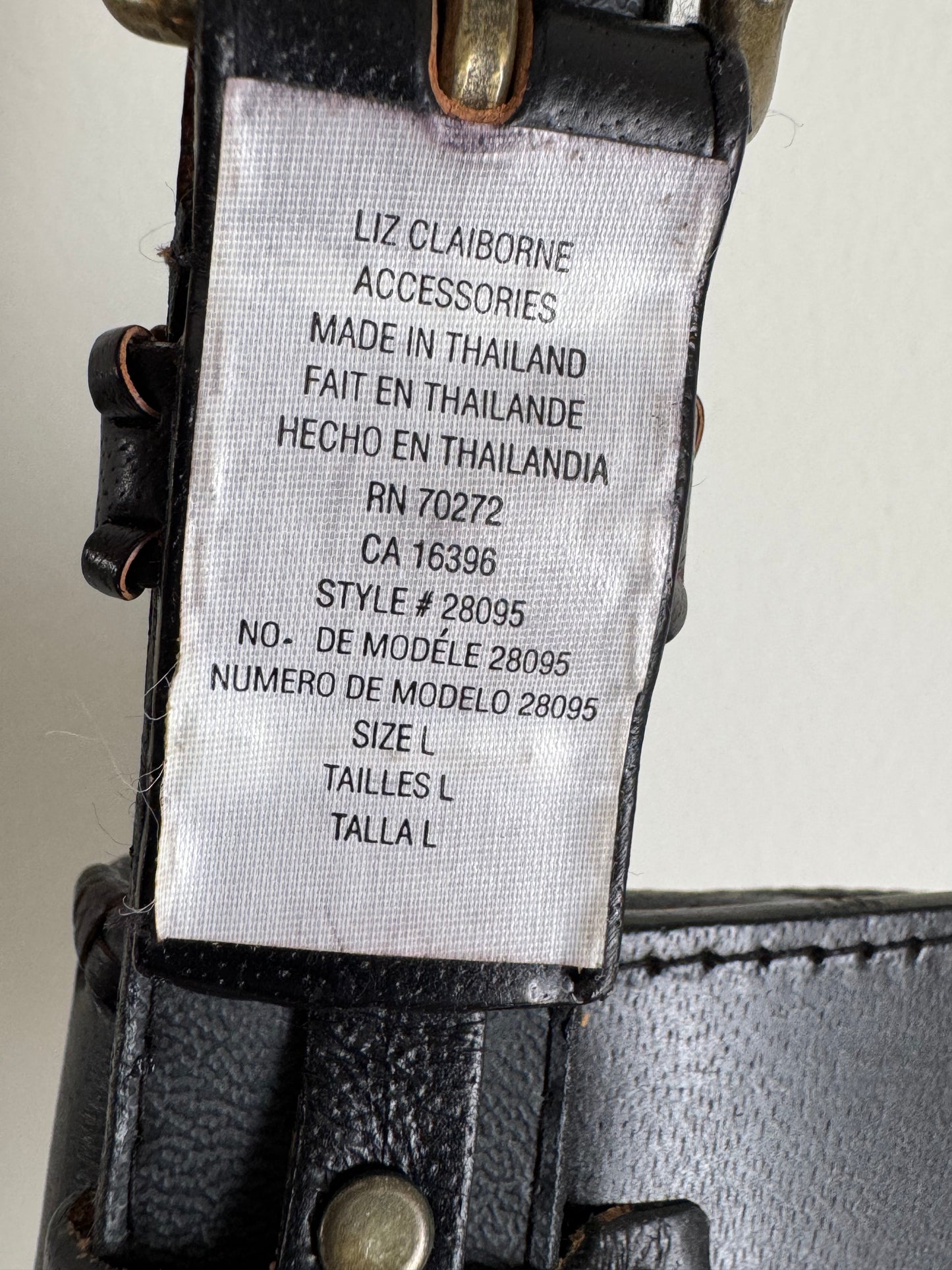 Vintage Liz Claiborne Belt Bag in Dark Brown