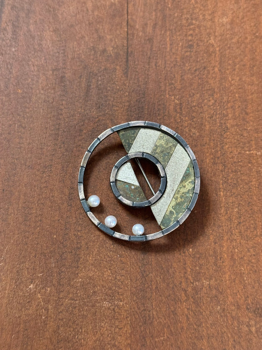 Vintage Mixed Metals Broach