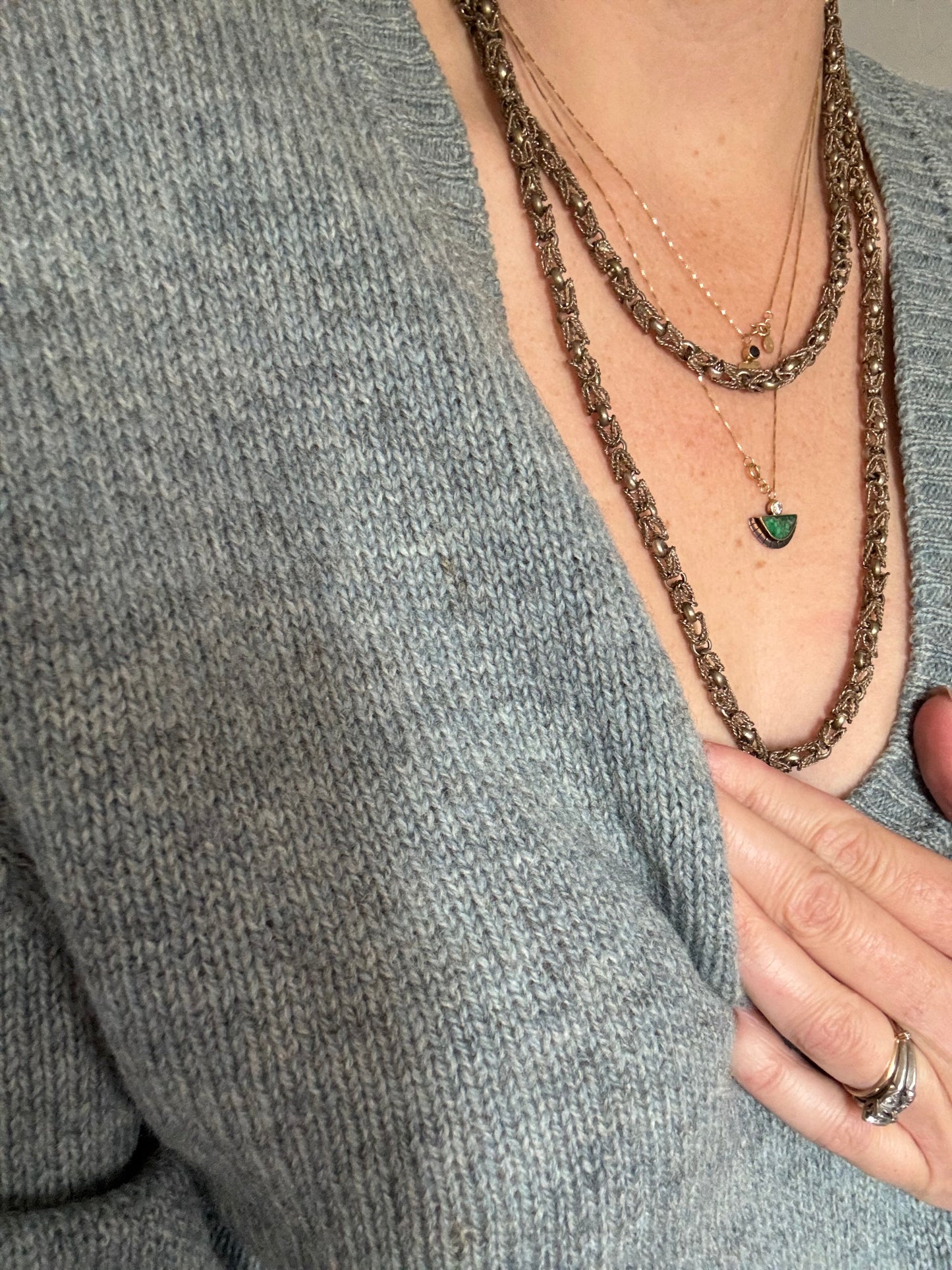 Vintage Long Chain Necklace