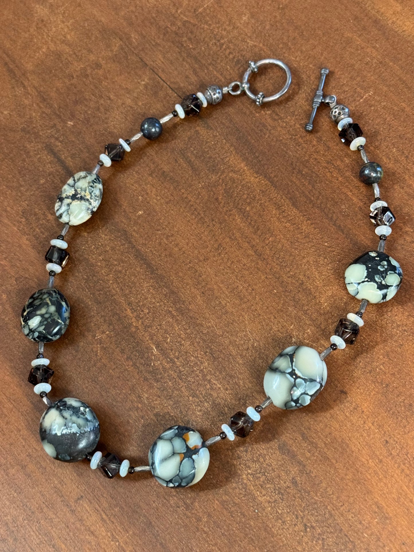 Speckled Stone Necklace