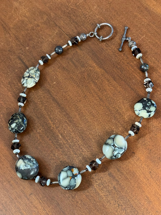 Speckled Stone Necklace