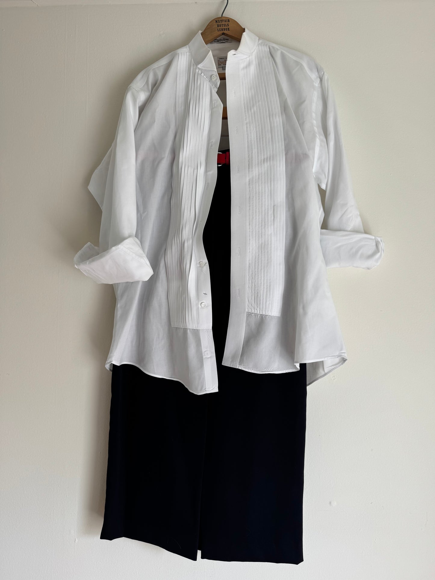 Doni Barassi Cotton Tux Shirt in White