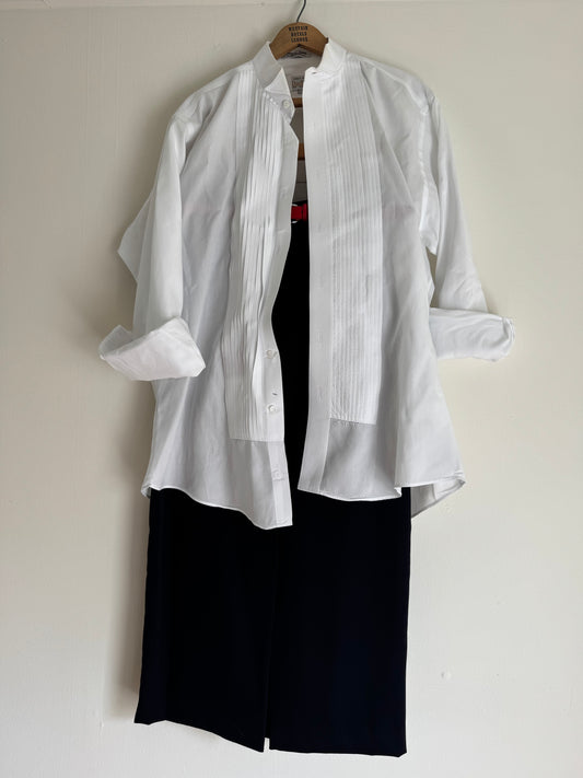 Doni Barassi Cotton Tux Shirt in White