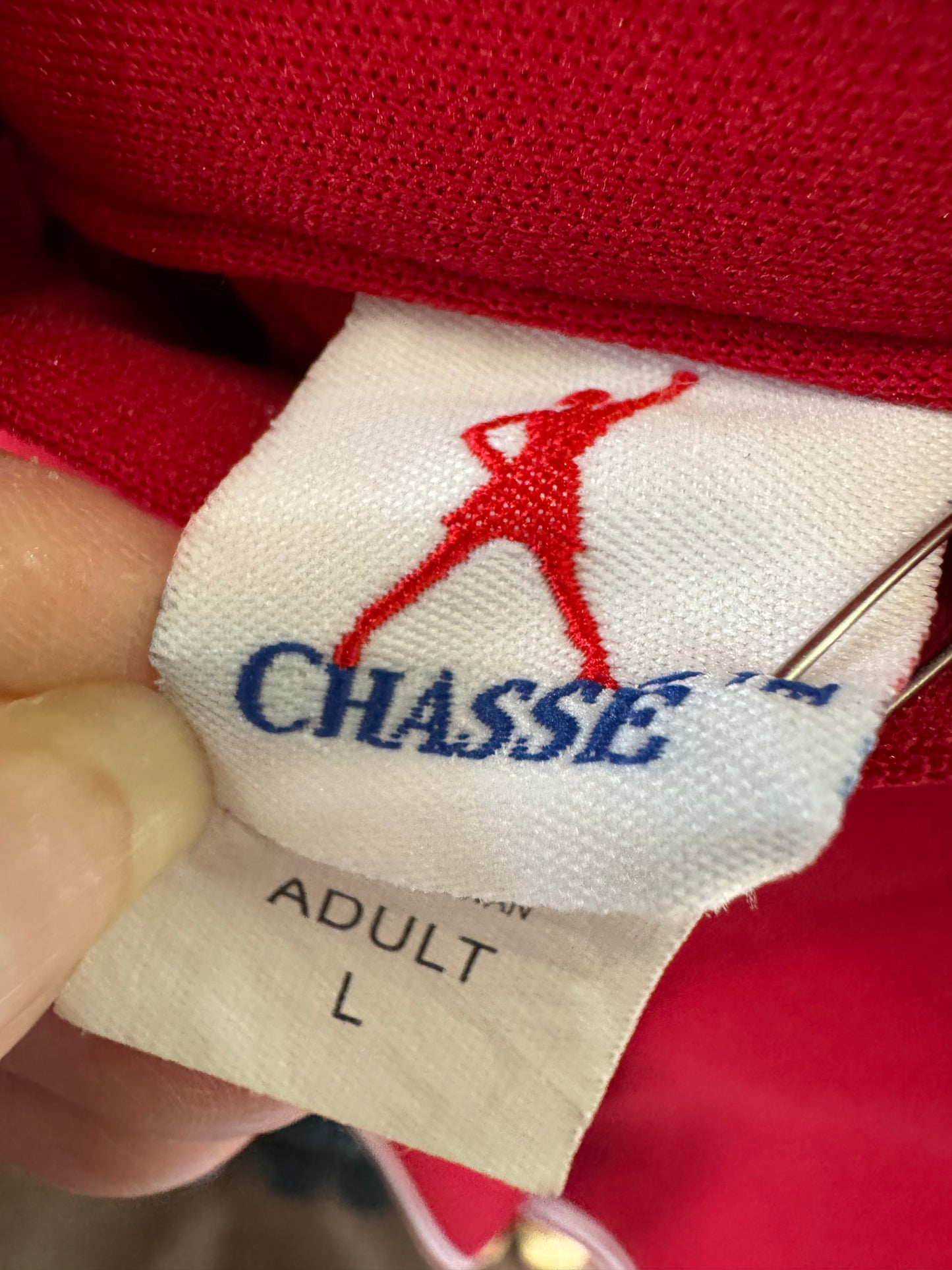 Chasse Cheer Skirt in Red/White