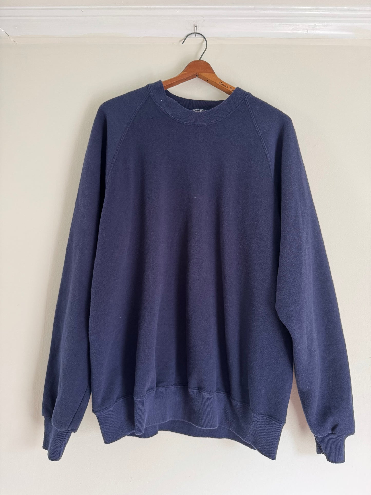 Jerzees 2X Cotton/Poly Sweatshirt in Navy