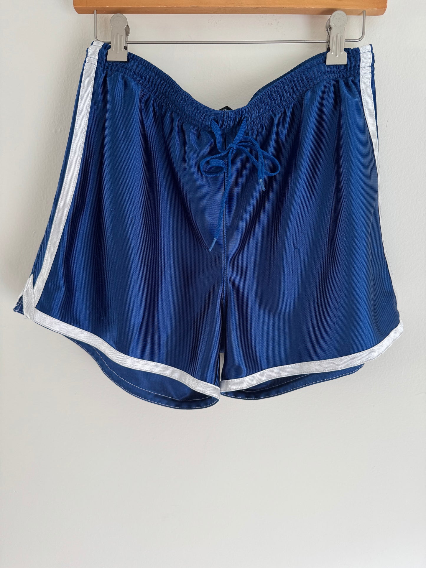 BCG Boxing Shorts in Blue & White
