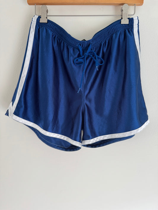 BCG Boxing Shorts in Blue & White