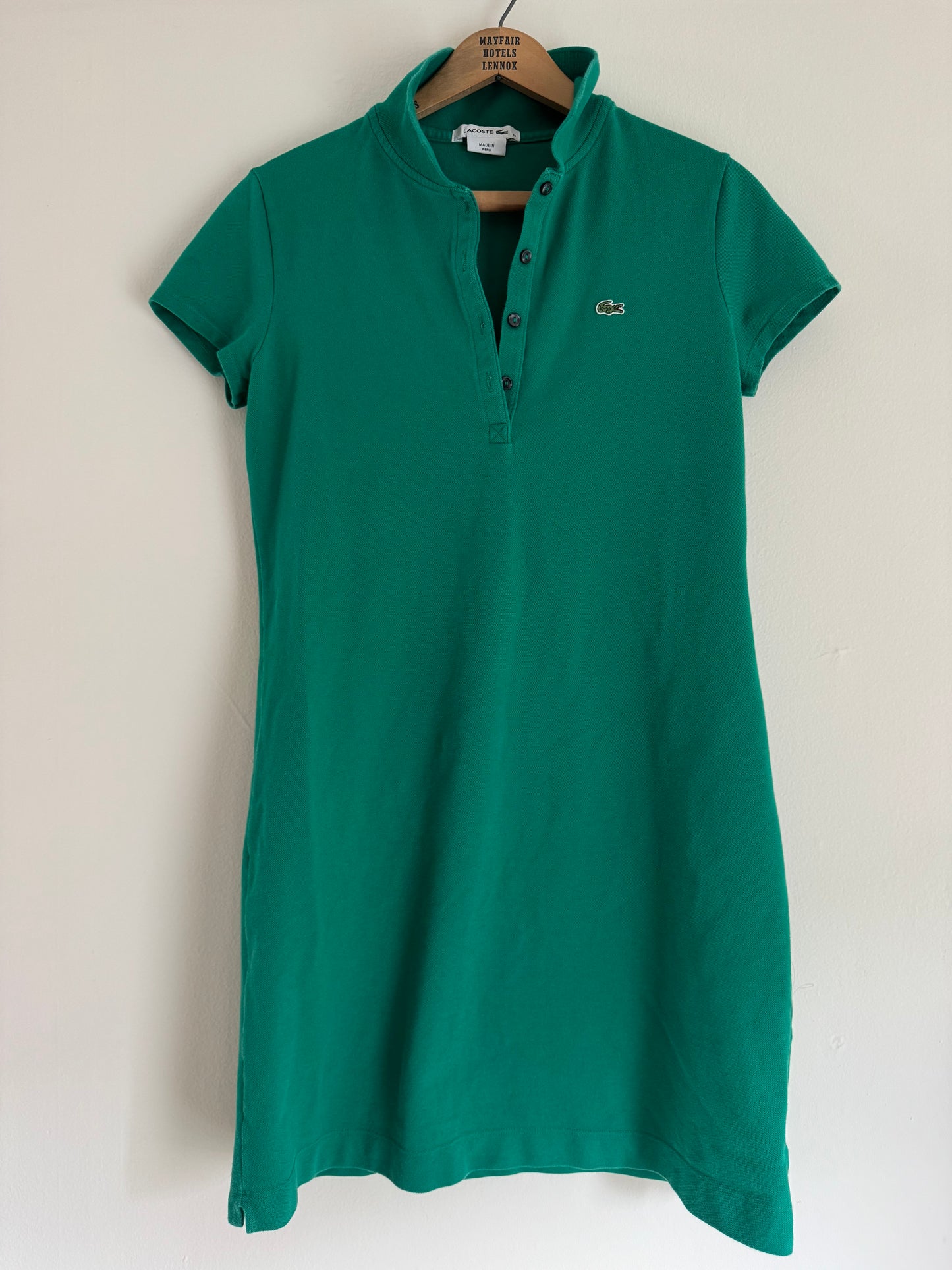 Lacoste Polo Dress in Green