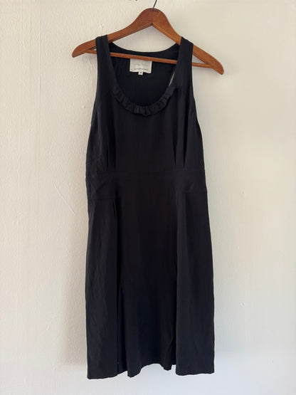 Madison Marcus Silk Racer Back Dress in Black