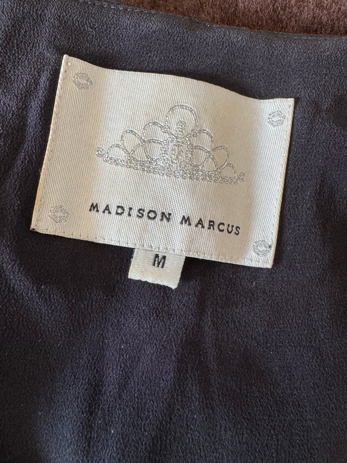 Madison Marcus Silk Racer Back Dress in Black