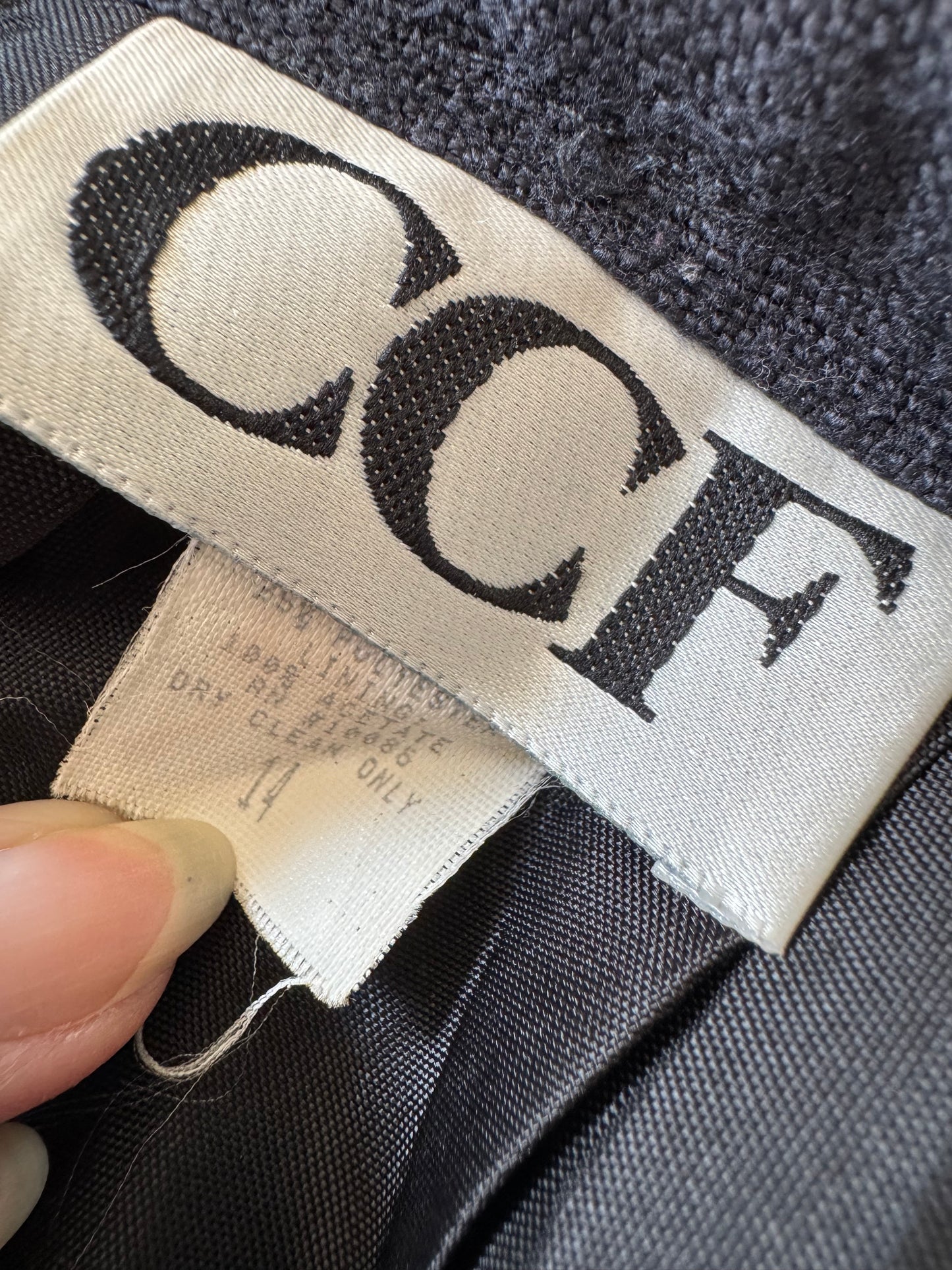 CCF Mini Skirt in Black