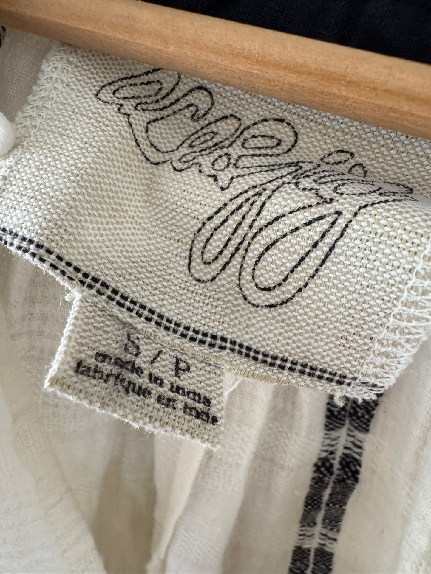 Ace&Jig Chord Top in White/Black