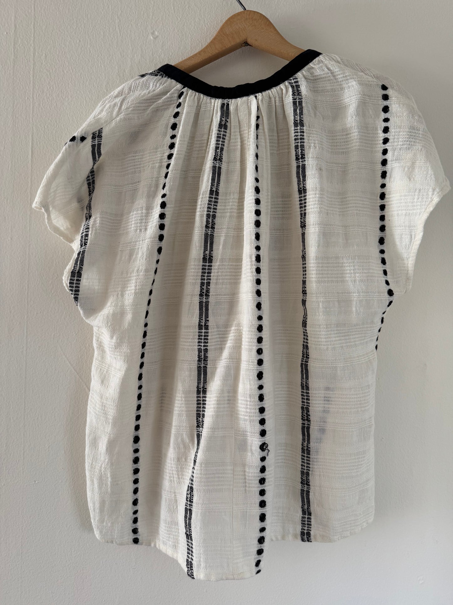 Ace&Jig Chord Top in White/Black