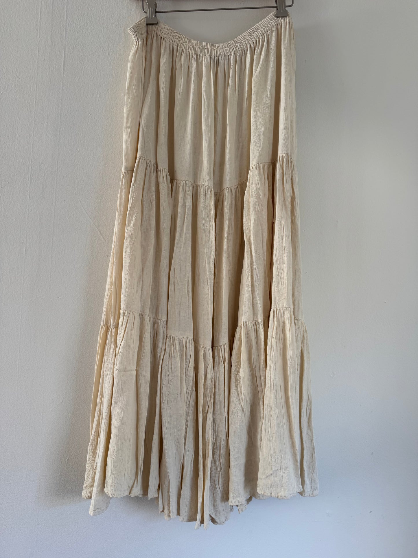 Double D Ranch Wear Broom Skirt in Cream