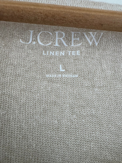J.Crew Linen Tee in Straw