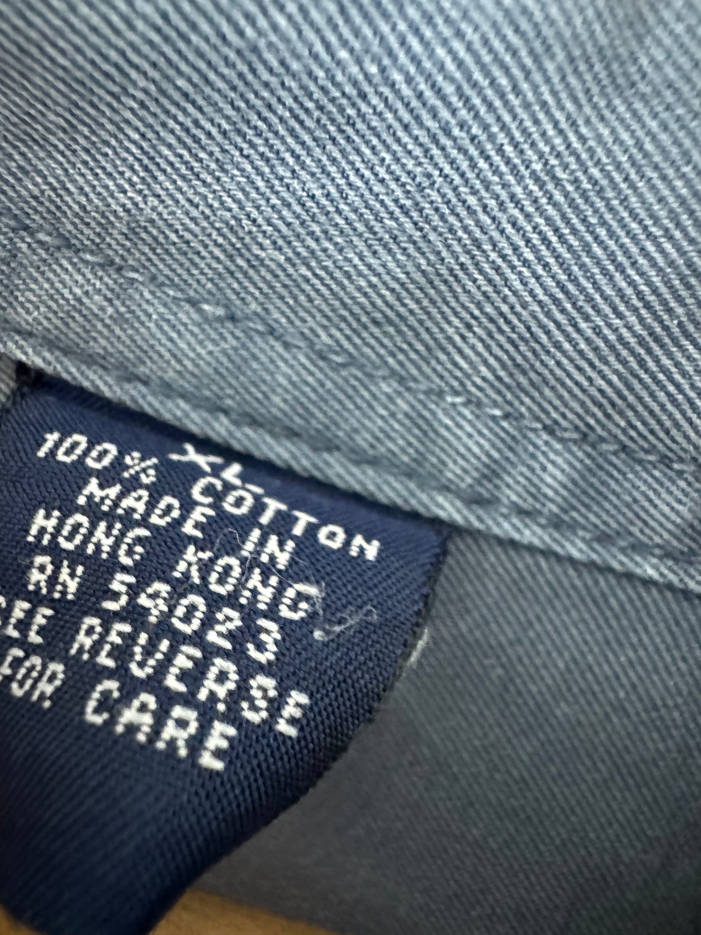 Gap Long Sleeve Pocket Button Down Shirt in Washed Out Blue