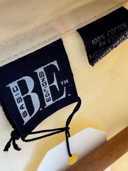 Vintage Basic Edition Patch Pocket Button Down Shirt in Butter