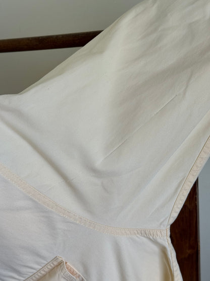 Vintage Basic Edition Patch Pocket Button Down Shirt in Butter